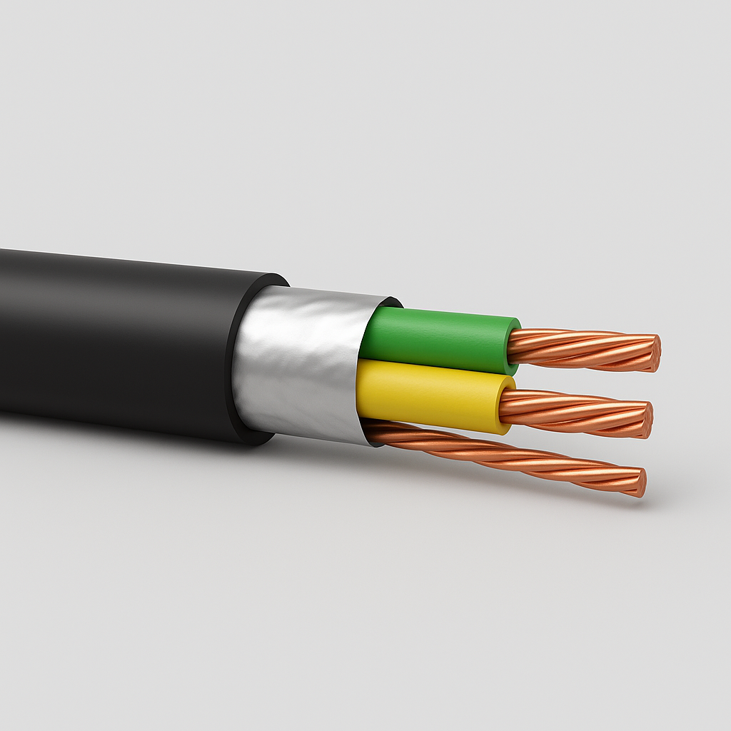 3D rendering of the DataCELL J1939 cable